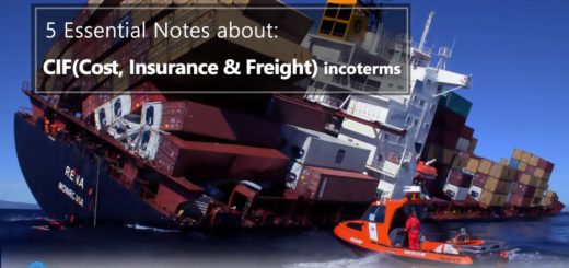 5 Essential Notes about: CIF Incoterms (Cost, Insurance & Freight)