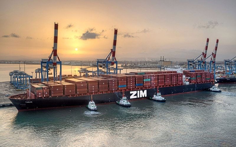 ZIM TIANJIN vessel